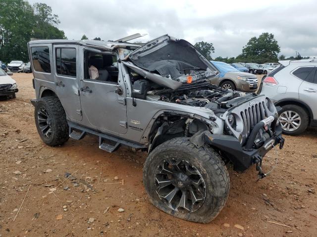 1C4HJWEG9EL104212 - 2014 JEEP WRANGLER U SAHARA 银色 照片 4