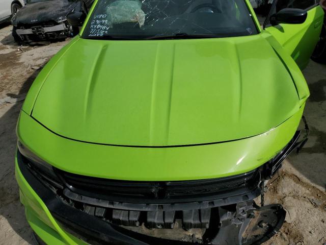 2C3CDXBG4KH623435 - 2019 DODGE CHARGER SXT GREEN photo 11