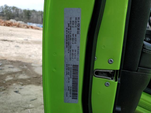 2C3CDXBG4KH623435 - 2019 DODGE CHARGER SXT GREEN photo 12