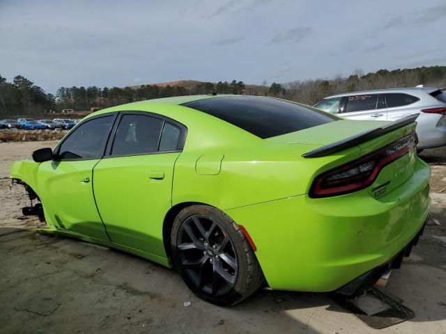 2C3CDXBG4KH623435 - 2019 DODGE CHARGER SXT GREEN photo 2