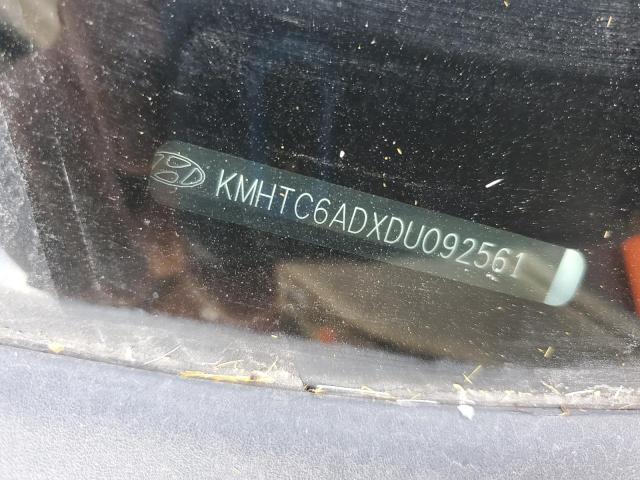 KMHTC6ADXDU092561 - 2013 HYUNDAI VELOSTER WHITE photo 13