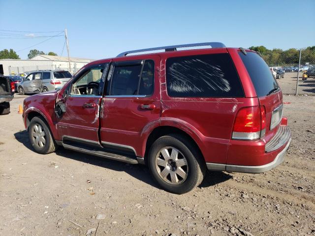 5LMEU88H24ZJ35185 - 2004 LINCOLN AVIATOR 红色 照片 2