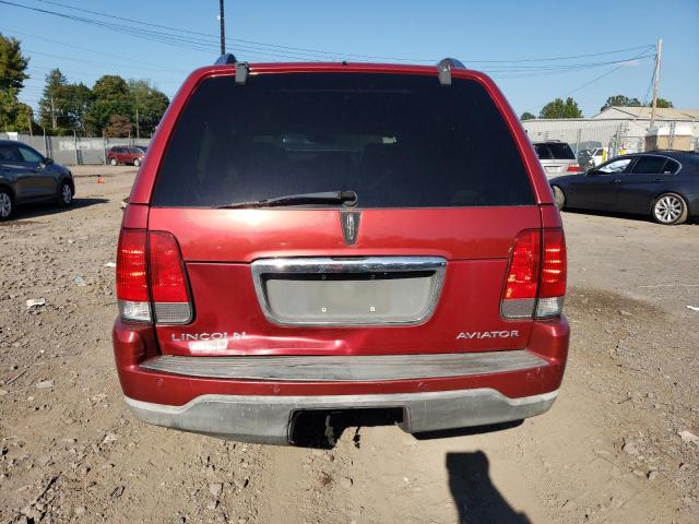 5LMEU88H24ZJ35185 - 2004 LINCOLN AVIATOR 红色 照片 6