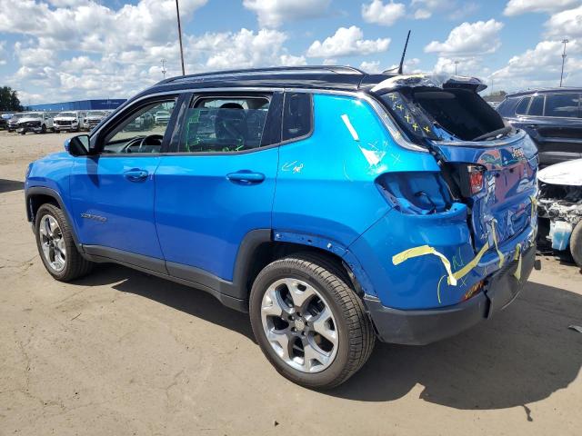 3C4NJDCB5MT522235 - 2021 JEEP COMPASS LIMITED Կապույտ լուսանկար 2
