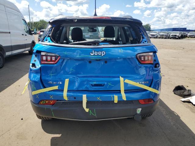 3C4NJDCB5MT522235 - 2021 JEEP COMPASS LIMITED Կապույտ լուսանկար 6