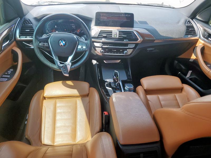 5UXTY3C03M9E68892 - 2021 BMW X3 SDRIVE30I WHITE photo 8