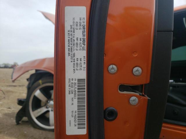 2B3CJ7DJXBH583313 - 2011 DODGE CHALLENGER SRT-8 橙色 照片 12