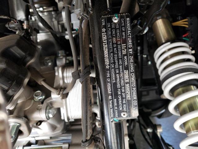 LCELV1ZG2N6001059 - 2022 CFMO ZFORCE GRAY photo 10