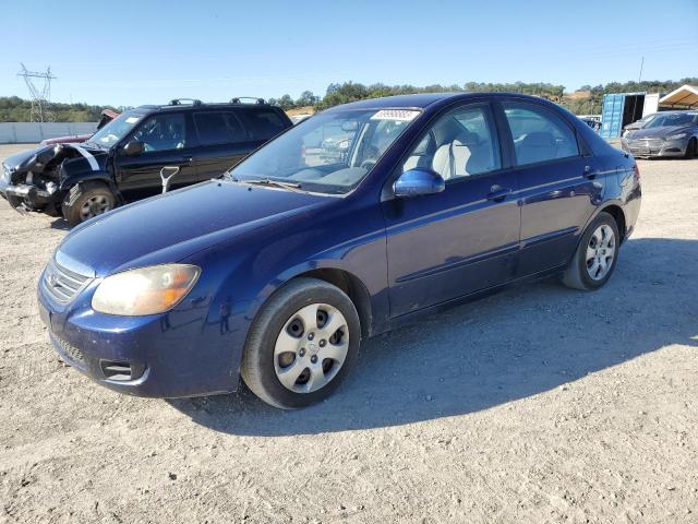 KNAFE221495638195 - 2009 KIA SPECTRA EX BLUE photo 1