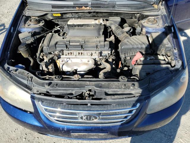 KNAFE221495638195 - 2009 KIA SPECTRA EX BLUE photo 11