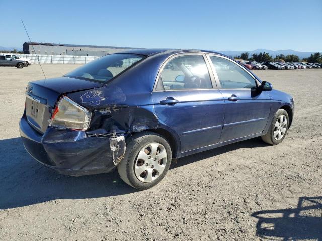 KNAFE221495638195 - 2009 KIA SPECTRA EX BLUE photo 3