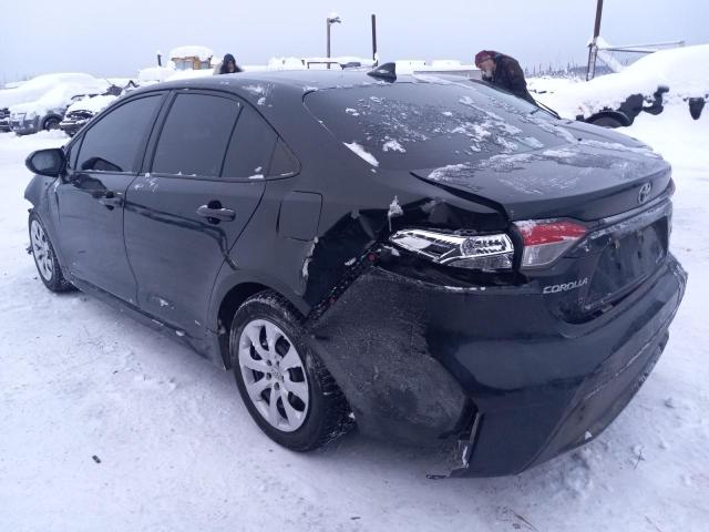 5YFEPRAE2LP008353 - 2020 TOYOTA COROLLA LE BLACK photo 2