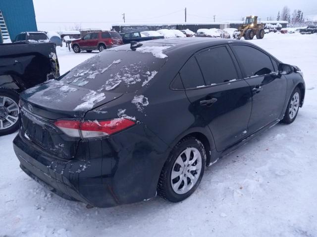 5YFEPRAE2LP008353 - 2020 TOYOTA COROLLA LE BLACK photo 3