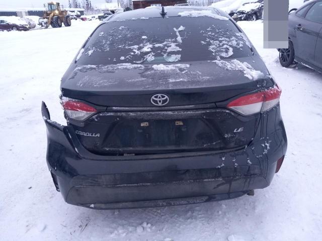 5YFEPRAE2LP008353 - 2020 TOYOTA COROLLA LE BLACK photo 6