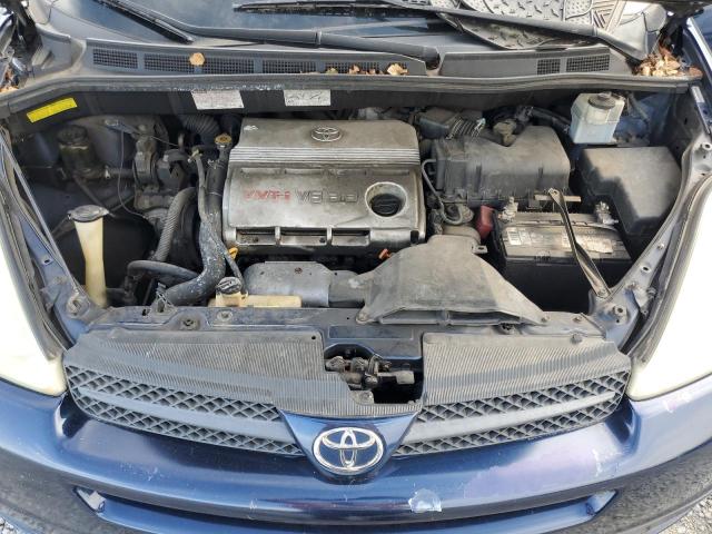 5TDZA23C04S127369 - 2004 TOYOTA SIENNA CE BLUE photo 12