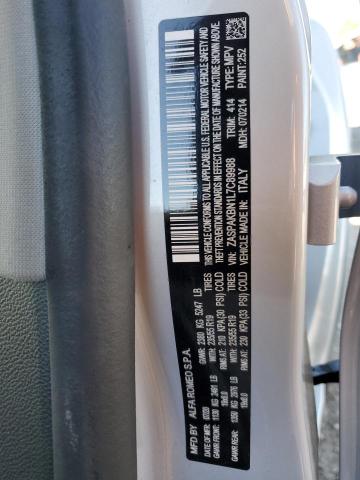 ZASPAKBN1L7C89988 - 2020 ALFA ROMEO STELVIO TI Gümüş foto 13