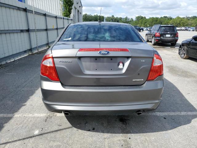 3FAHP0HG9BR344192 - 2011 FORD FUSION SE GRAY photo 6