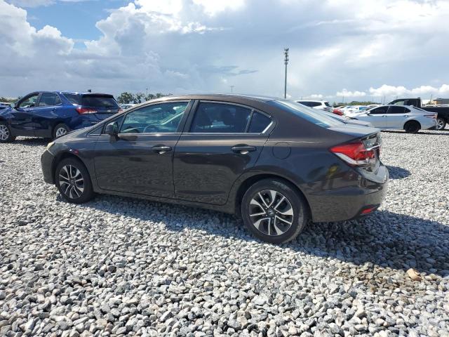 2HGFB2F83DH504672 - 2013 HONDA CIVIC EX BROWN photo 2