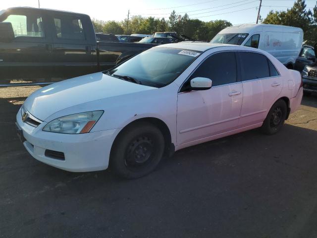 1HGCM66536A026863 - 2006 HONDA ACCORD EX WHITE photo 1