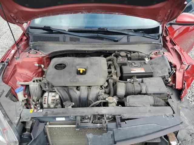 3KPF24AD1KE024265 - 2019 KIA FORTE FE Կարմիր լուսանկար 11