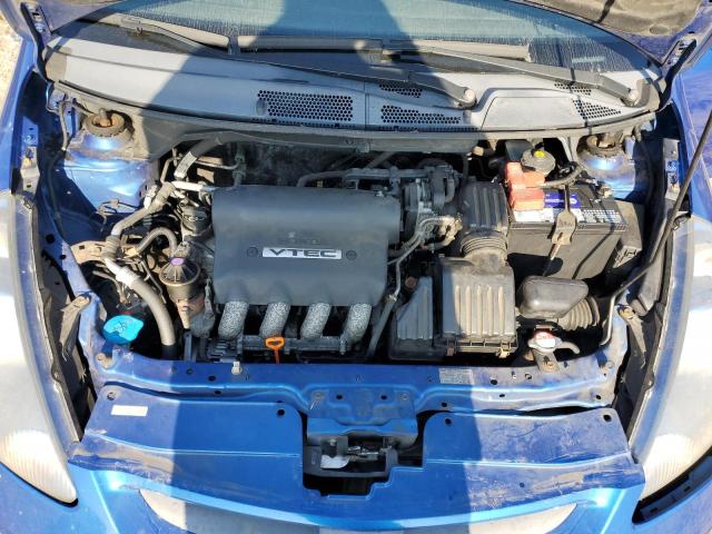 JHMGD38677S043549 - 2007 HONDA FIT S ლურჯი ფოტო 11