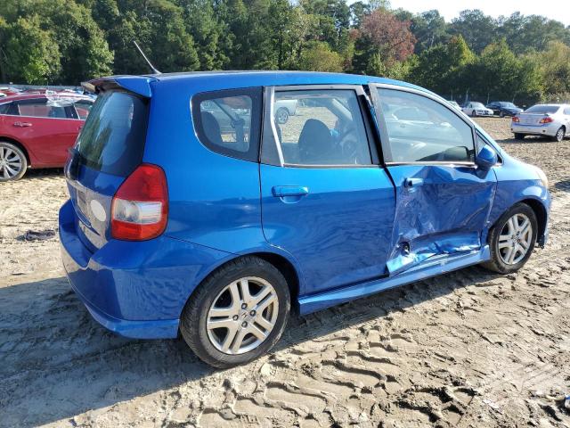 JHMGD38677S043549 - 2007 HONDA FIT S ლურჯი ფოტო 3