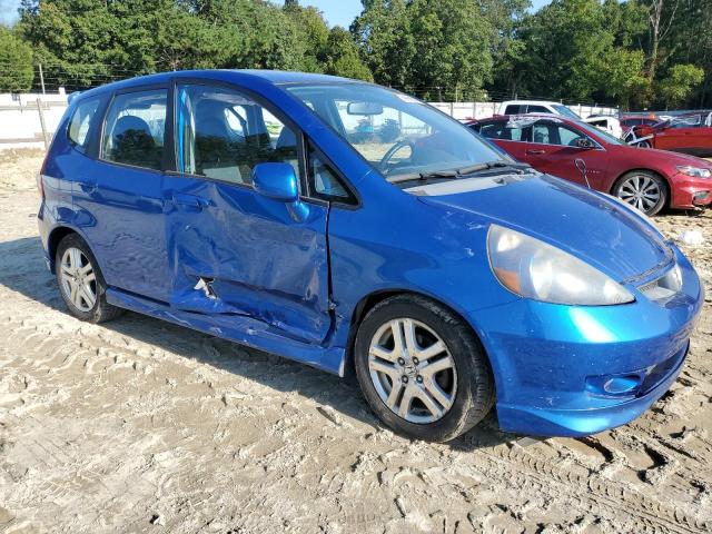 JHMGD38677S043549 - 2007 HONDA FIT S ლურჯი ფოტო 4