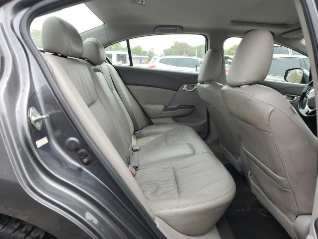 2HGFB2F97CH592584 - 2012 HONDA CIVIC EXL ნაცრისფერი ფოტო 10