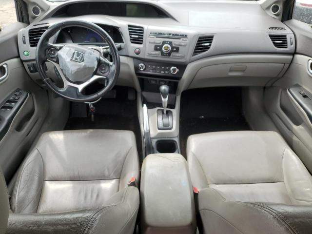 2HGFB2F97CH592584 - 2012 HONDA CIVIC EXL ნაცრისფერი ფოტო 8