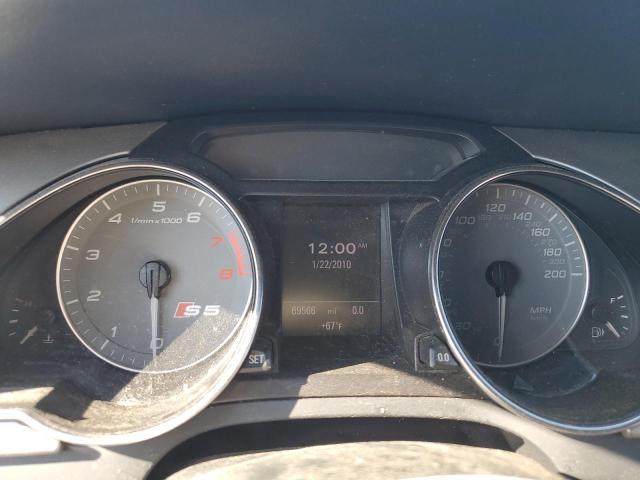 WAUVGAFH7CN003258 - 2012 AUDI S5 PRESTIGE BLACK photo 9