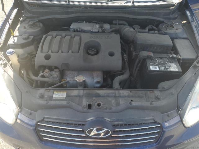 KMHCN4AC0BU593493 - 2011 HYUNDAI ACCENT GLS BLUE photo 11