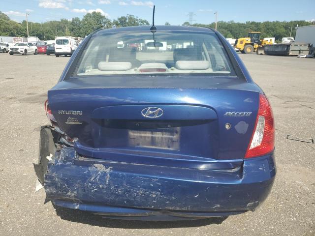 KMHCN4AC0BU593493 - 2011 HYUNDAI ACCENT GLS BLUE photo 6