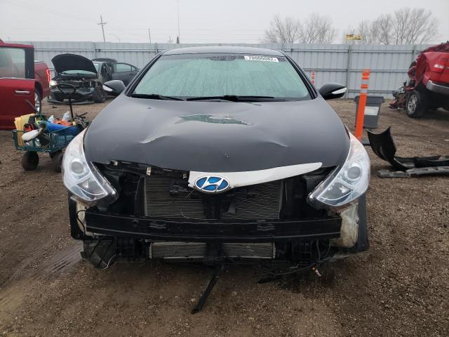 KMHEC4A42FA137039 - 2015 HYUNDAI SONATA HYBRID BLACK photo 5