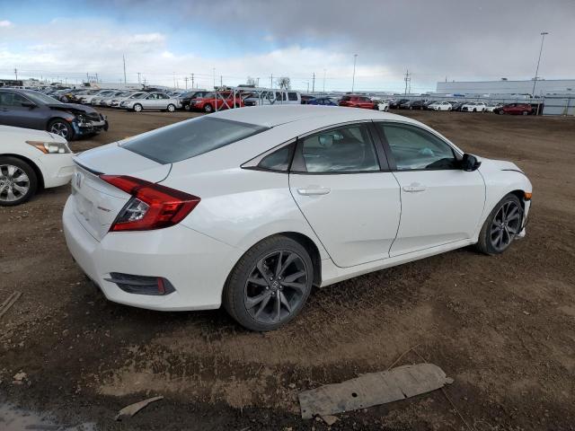 19XFC2F82ME003229 - 2021 HONDA CIVIC SPORT WHITE photo 3