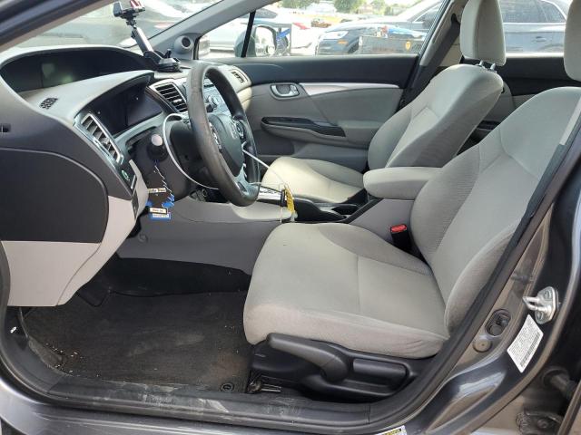 2HGFB2F84DH547045 - 2013 HONDA CIVIC EX GRAY photo 7