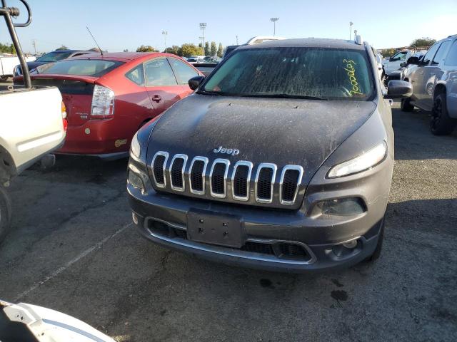 1C4PJLDB4EW292362 - 2014 JEEP CHEROKEE LIMITED GRAY photo 5