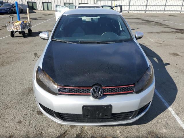 WVWDB7AJ0CW272920 - 2012 VOLKSWAGEN GOLF SILVER photo 5