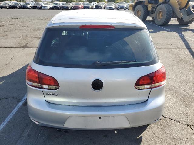 WVWDB7AJ0CW272920 - 2012 VOLKSWAGEN GOLF SILVER photo 6