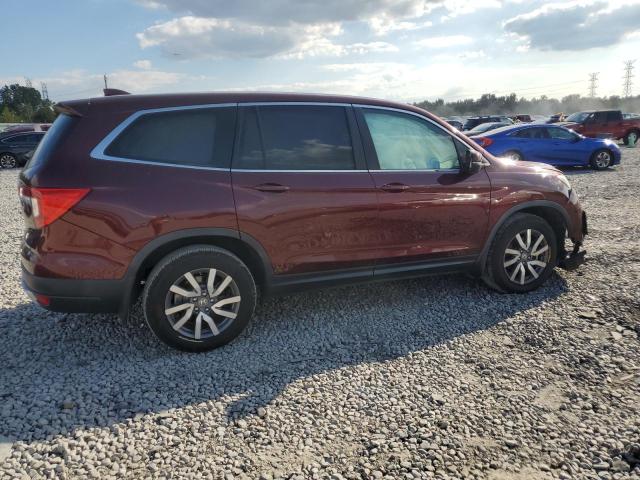 5FNYF5H58KB040653 - 2019 HONDA PILOT EXL BURGUNDY photo 3