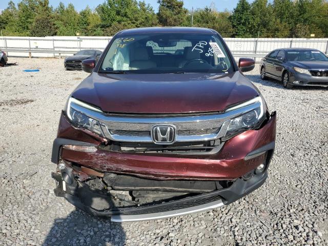 5FNYF5H58KB040653 - 2019 HONDA PILOT EXL BURGUNDY photo 5