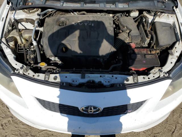 2T1BU4EE2AC490859 - 2010 TOYOTA COROLLA BASE WHITE photo 11