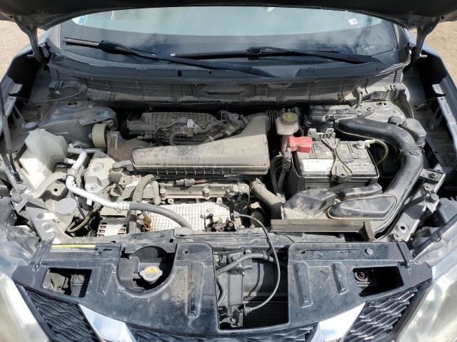 KNMAT2MT0GP632963 - 2016 NISSAN ROGUE S GRAY photo 12