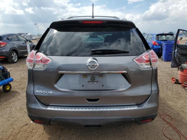 KNMAT2MT0GP632963 - 2016 NISSAN ROGUE S GRAY photo 6