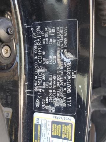 KNDJT2A69D7583773 - 2013 KIA SOUL + BLACK photo 12
