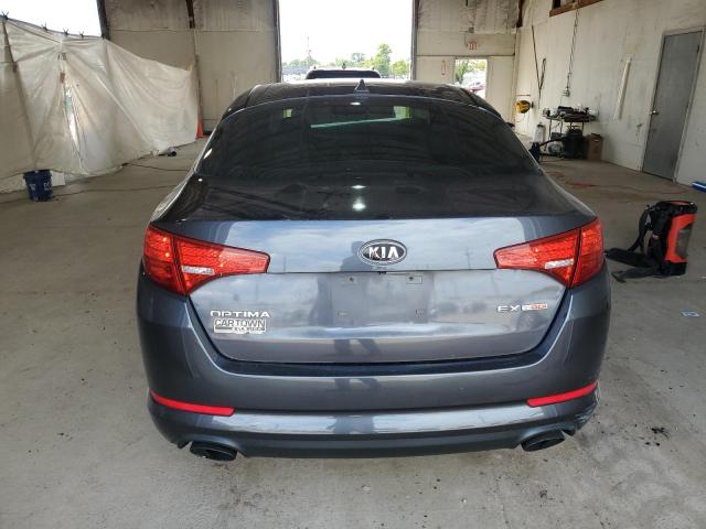 KNAGN4A63B5161505 - 2011 KIA OPTIMA EX GRAY photo 6