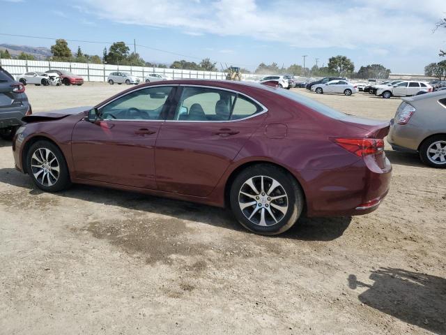 19UUB1F55FA016865 - 2015 ACURA TLX TECH BURGUNDY photo 2