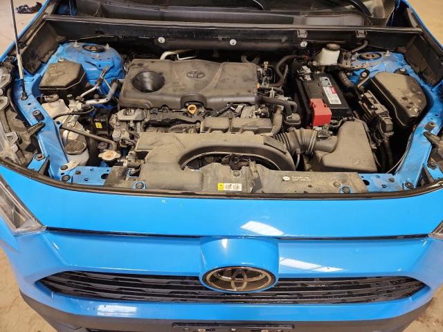 2T3P1RFV8MW171714 - 2021 TOYOTA RAV4 XLE BLUE photo 12