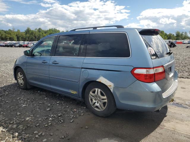 5FNRL38785B080643 - 2005 HONDA ODYSSEY EXL BLUE photo 2