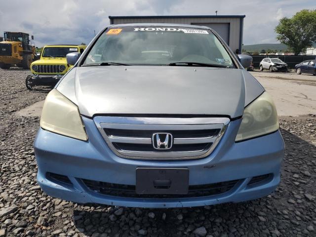 5FNRL38785B080643 - 2005 HONDA ODYSSEY EXL BLUE photo 5