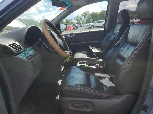 5FNRL38785B080643 - 2005 HONDA ODYSSEY EXL BLUE photo 7